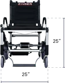 Journey Zinger Folding Power Chair Two-Handed Control