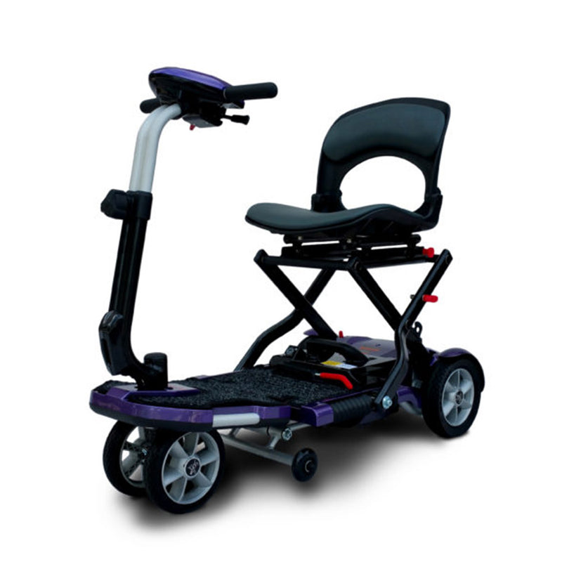 EV Rider Transport Plus Folding Scooter Main Plum