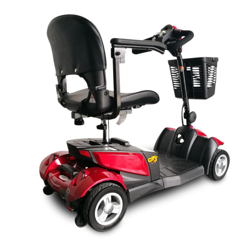 EV Rider CityCruzer Back Angle Red