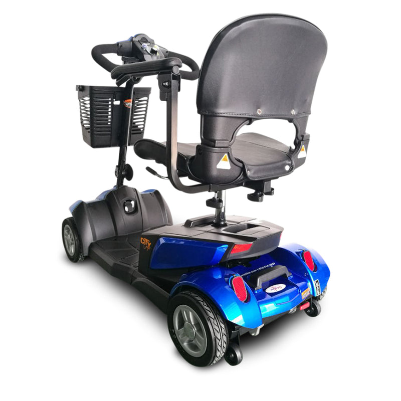 EV Rider CityCruzer Back Angle Blue