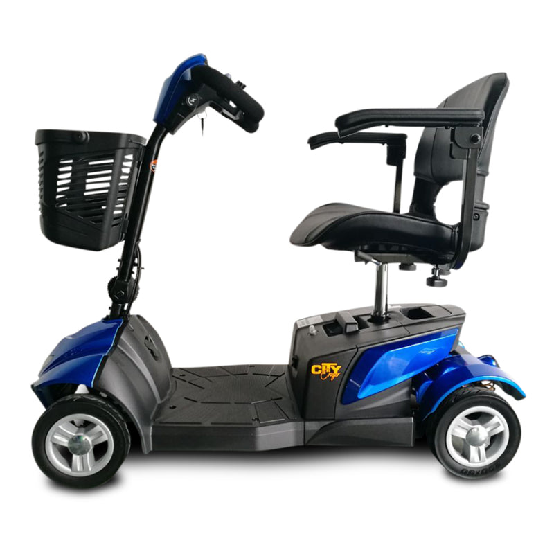 EV Rider CityCruzer Left Angle Blue