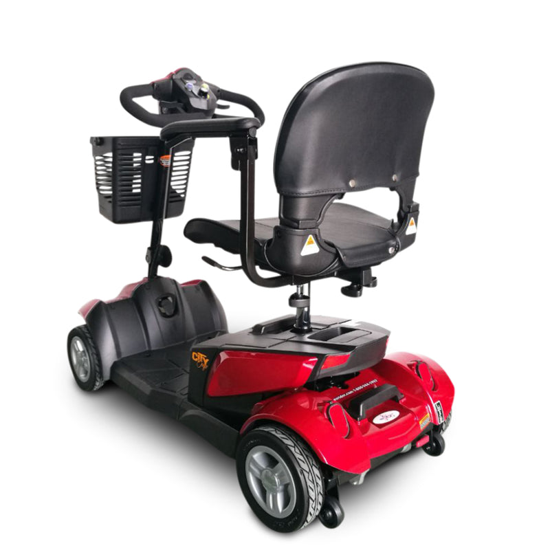 EV Rider CityCruzer Back Angle Red