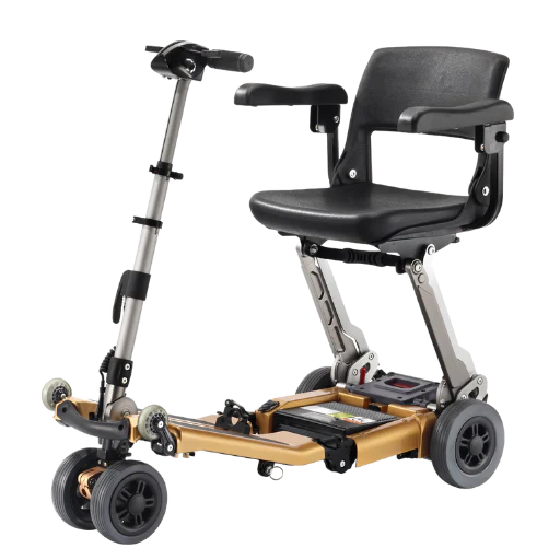 Luggie Elite Golden Scooter With Suspension