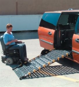 Roll-A-Ramp Mini Fold Power Ramp