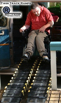 Roll-A-Ramp 12 in Twin Track Pair