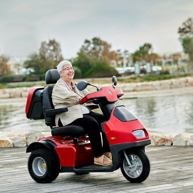 Afikim S3 Scooter red