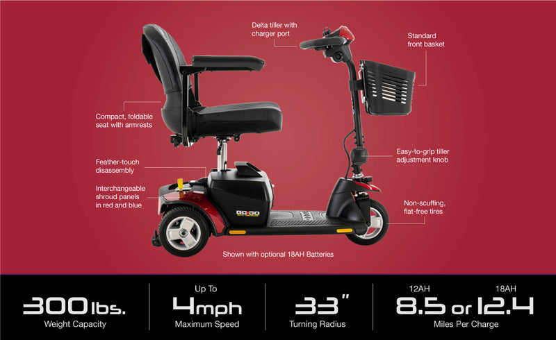 Pride Go-Go Elite Traveller 3-Wheel