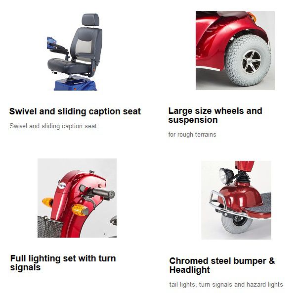Merits Pioneer 9 Heavy Duty Scooter