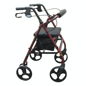 Drive Medical Aluminum Rollator w/8" Casters